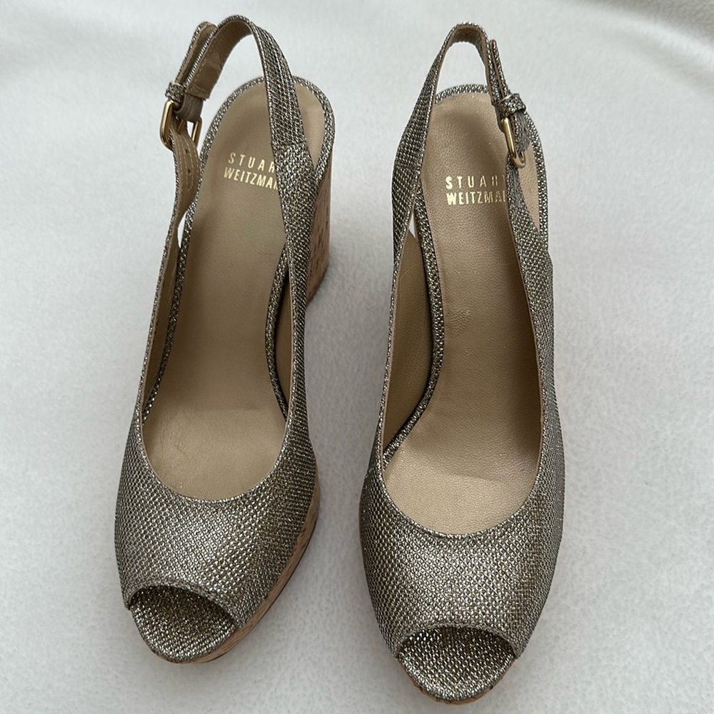 Stuart Weitzman brand new heels. Cork heel.